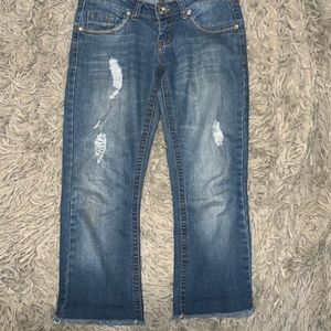 D-Fuz Medium Wash Distressed Jeans